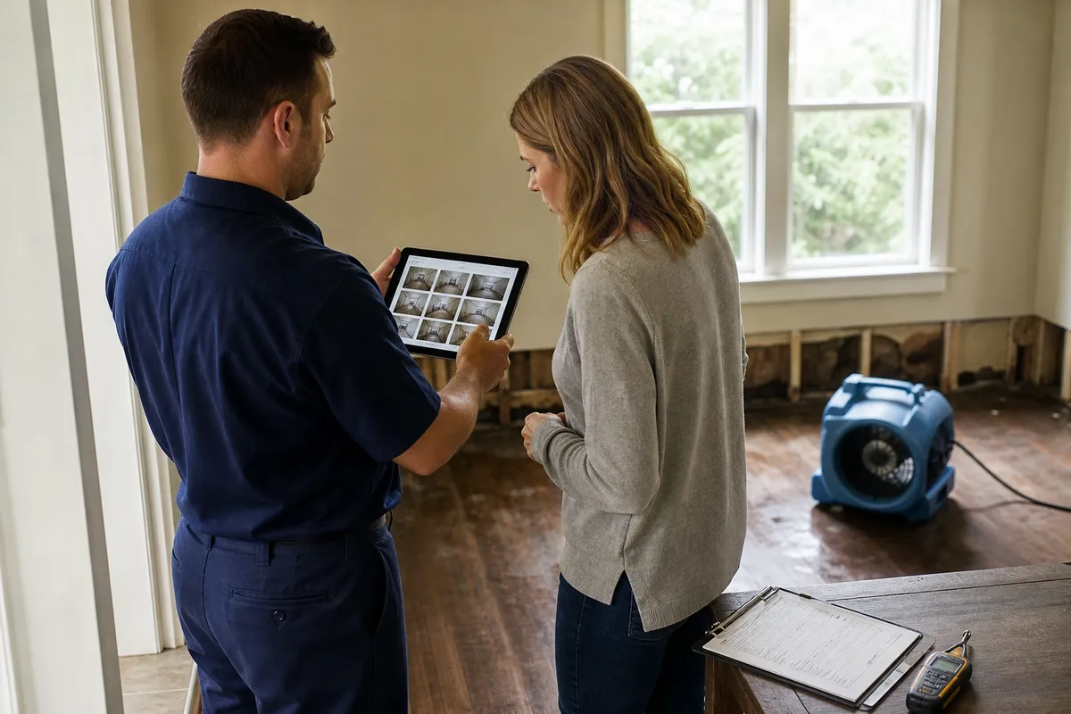 Insurance claim documentation for Englewood property restoration